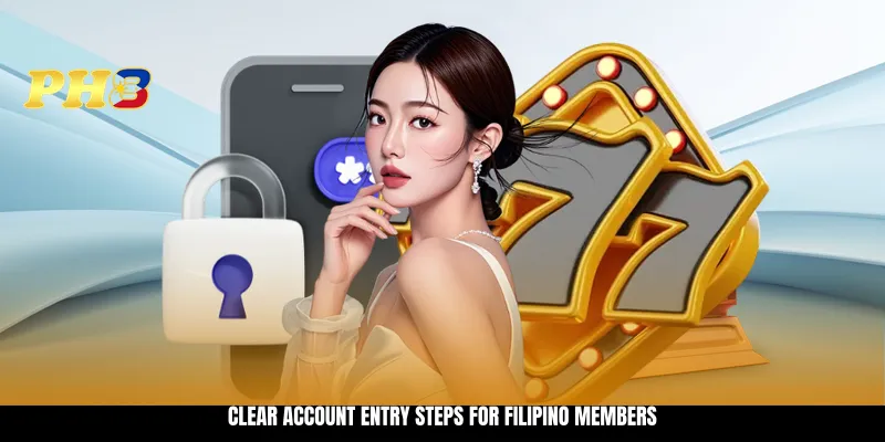 Clear account entry steps for Filipino members Clear account entry steps for Filipino members