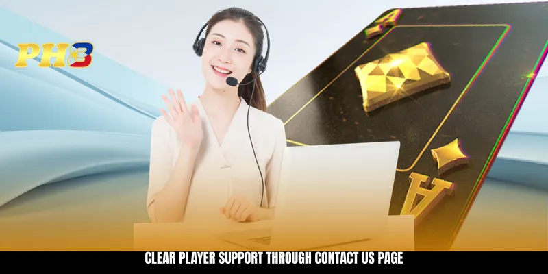 Clear player support through contact us page Clear player support through contact us page