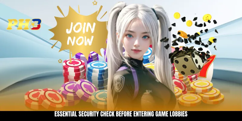 Essential security check before entering game lobbies Essential security check before entering game lobbies