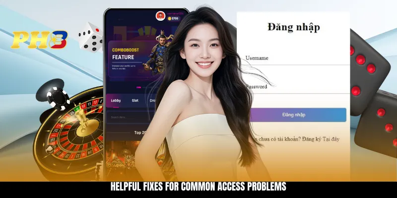 Helpful fixes for common access problems Helpful fixes for common access problems