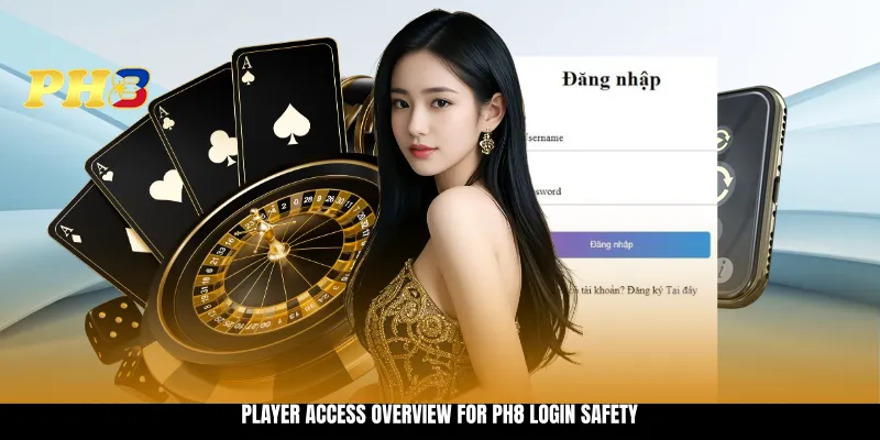 Player access overview for PH8 login safety Player access overview for PH8 login safety