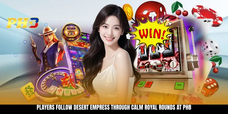 Players follow Desert Empress through calm royal rounds at PH8
