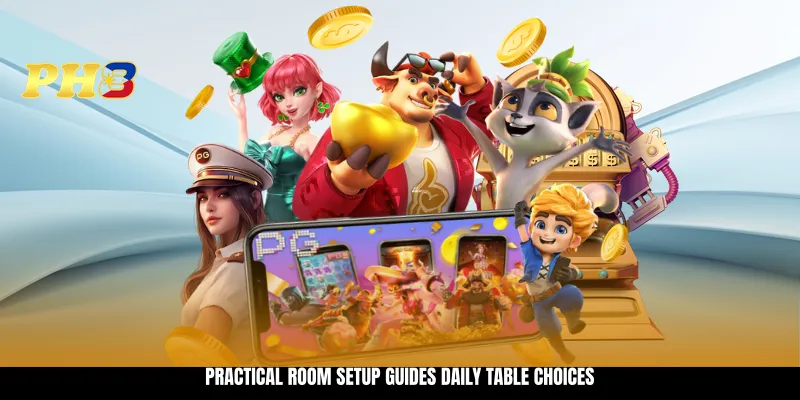 Practical room setup guides daily table choices