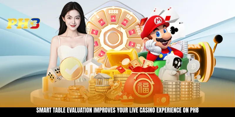 Smart table evaluation improves your live casino experience on PH8 Smart table evaluation improves your live casino experience on PH8